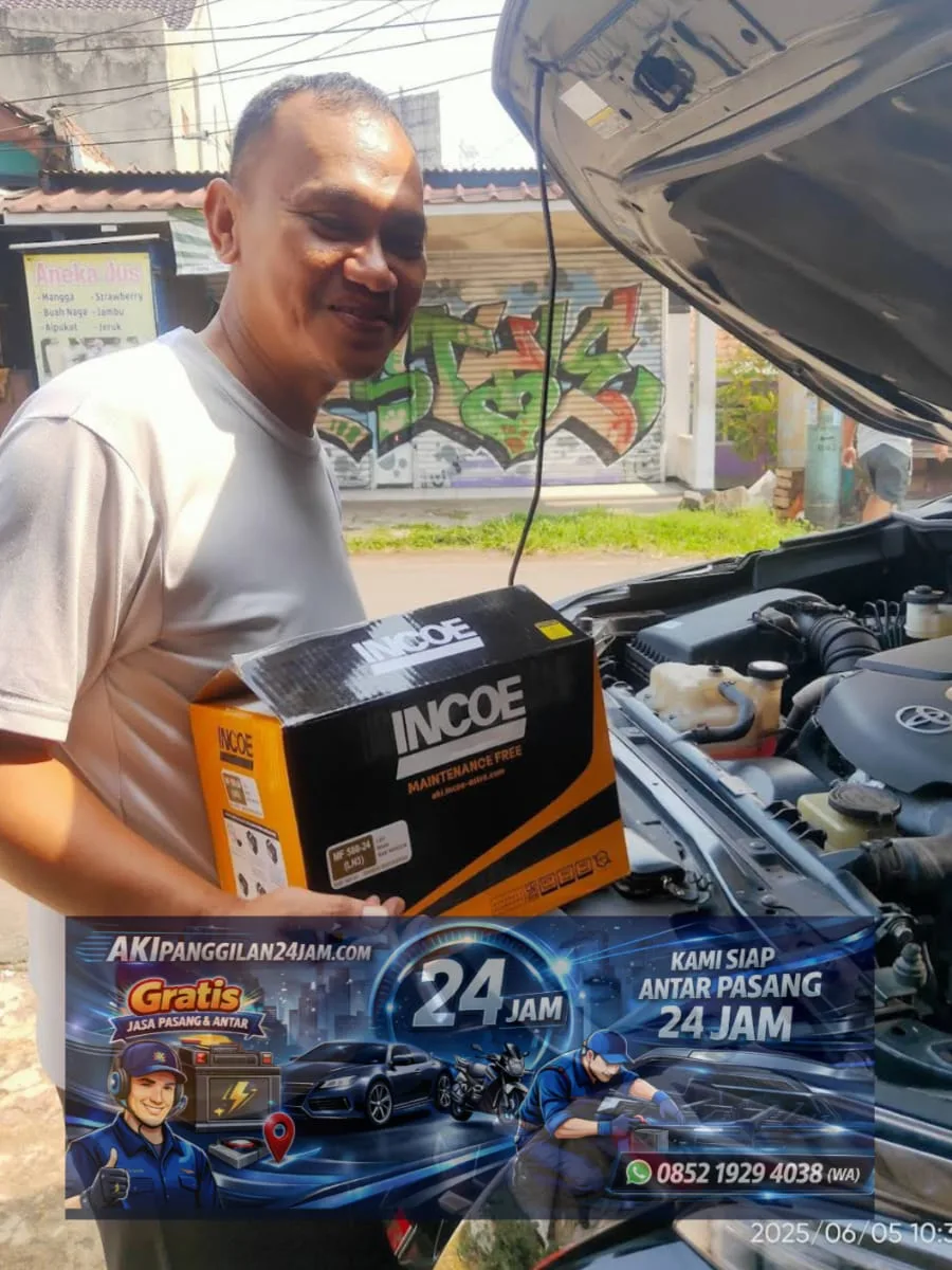 Galeri servis aki panggilan di rumah